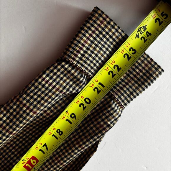 Orvis Multicolored Brown Check Button Down Shirt Men's Size Medium Casual Work - Picture 8 of 11